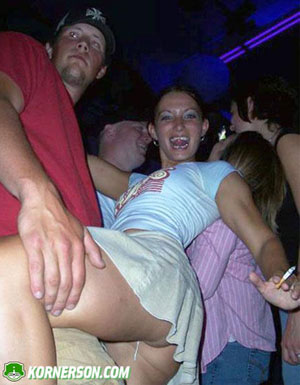 tampon string showing