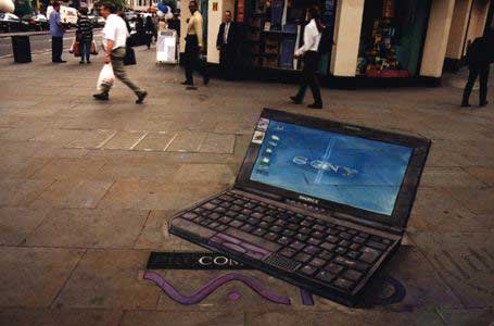 julian beever optical illusion pavement art