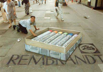 julian beever optical illusion pavement art