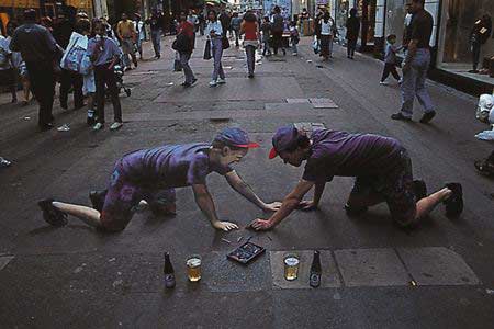 julian beever optical illusion pavement art