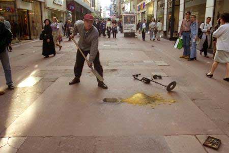 julian beever optical illusion pavement art