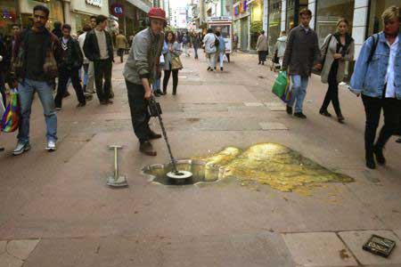 julian beever optical illusion pavement art