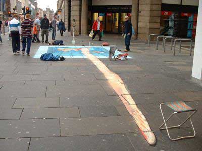 julian beever optical illusion pavement art