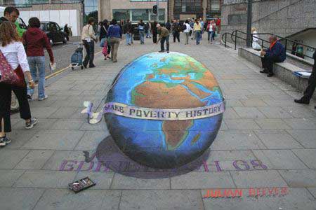 julian beever optical illusion pavement art