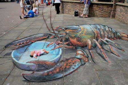 julian beever optical illusion pavement art
