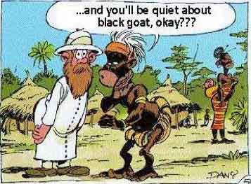 and you'll be quiet about black goat okay?