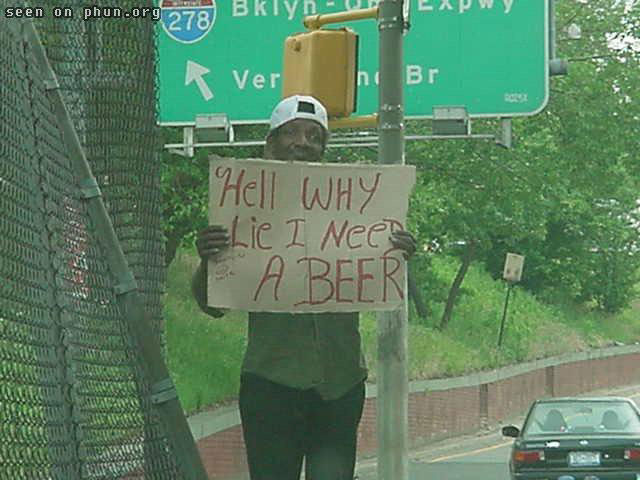 hand written sign